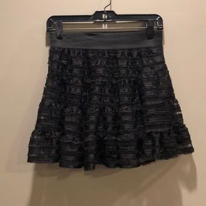 Eight sixty black ruffle skirt